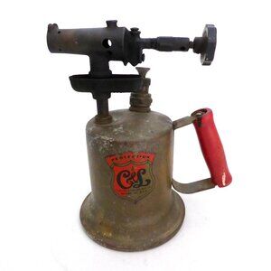 ANTIQUE VINTAGE C&L CLAYTON & LAMBERT BRASS BLOW TORCH FUEL PUMP